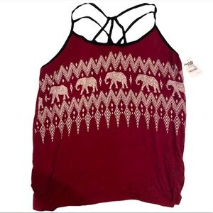 Charlotte Russe Elephant Tanktop